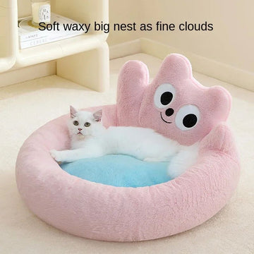 Herbst und Winter Neues Produkt Katzennest Haustier Alle Jahreszeiten Universelles warmes Katzenkissen Bett Sofa Heimtierbedarf Welpenzubehör